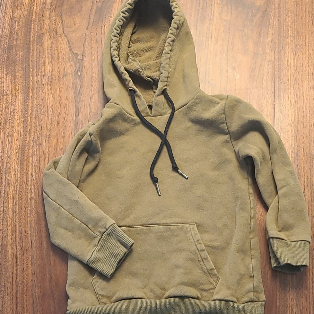 Hunter Green Raxtin hooded hoodie sweatshirt